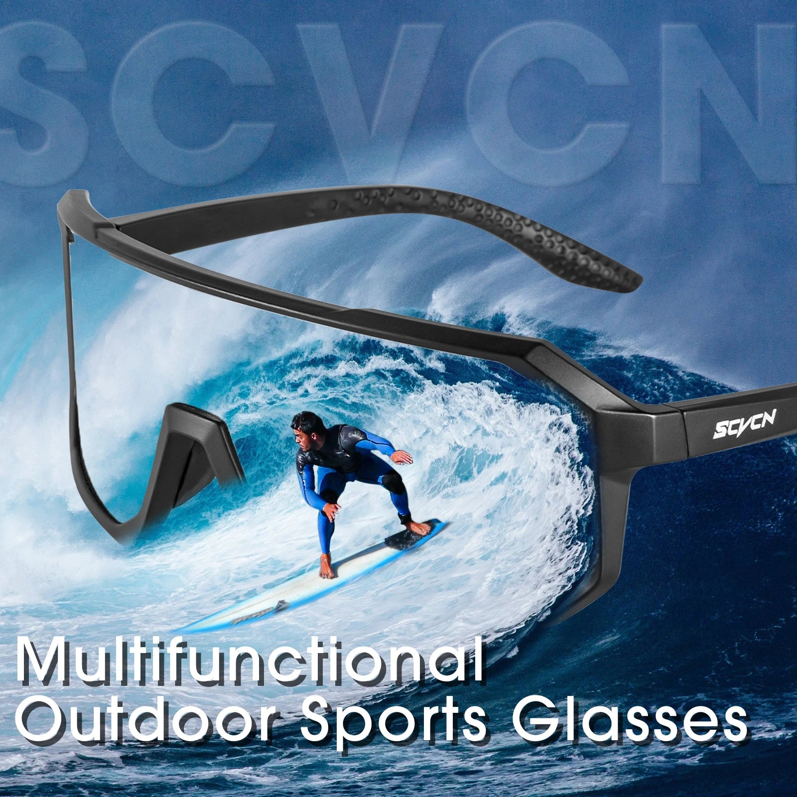 Schnelle Brillen - SCVCN UV400 Sportbrille