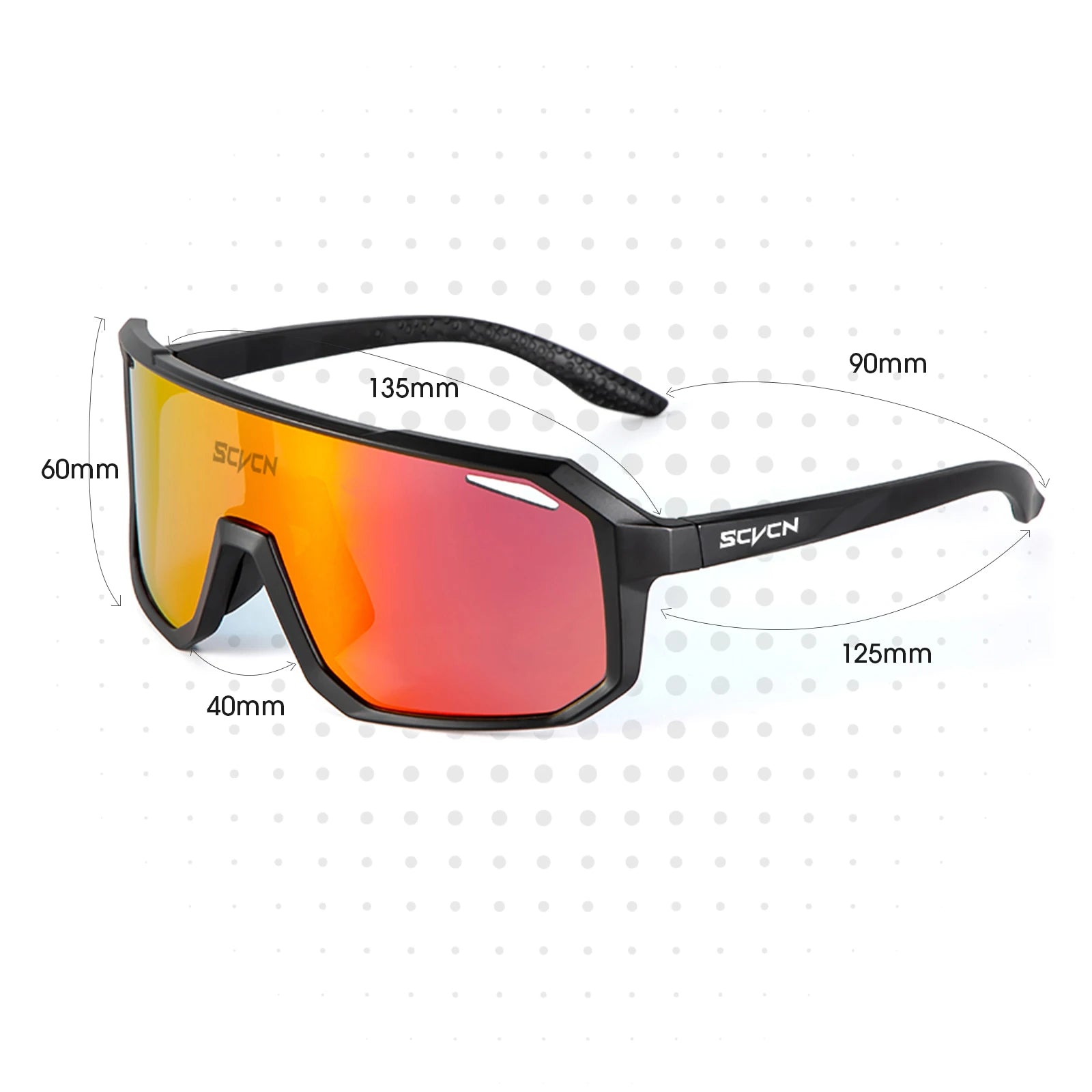 Schnelle Brillen - SCVCN UV400 Sportbrille