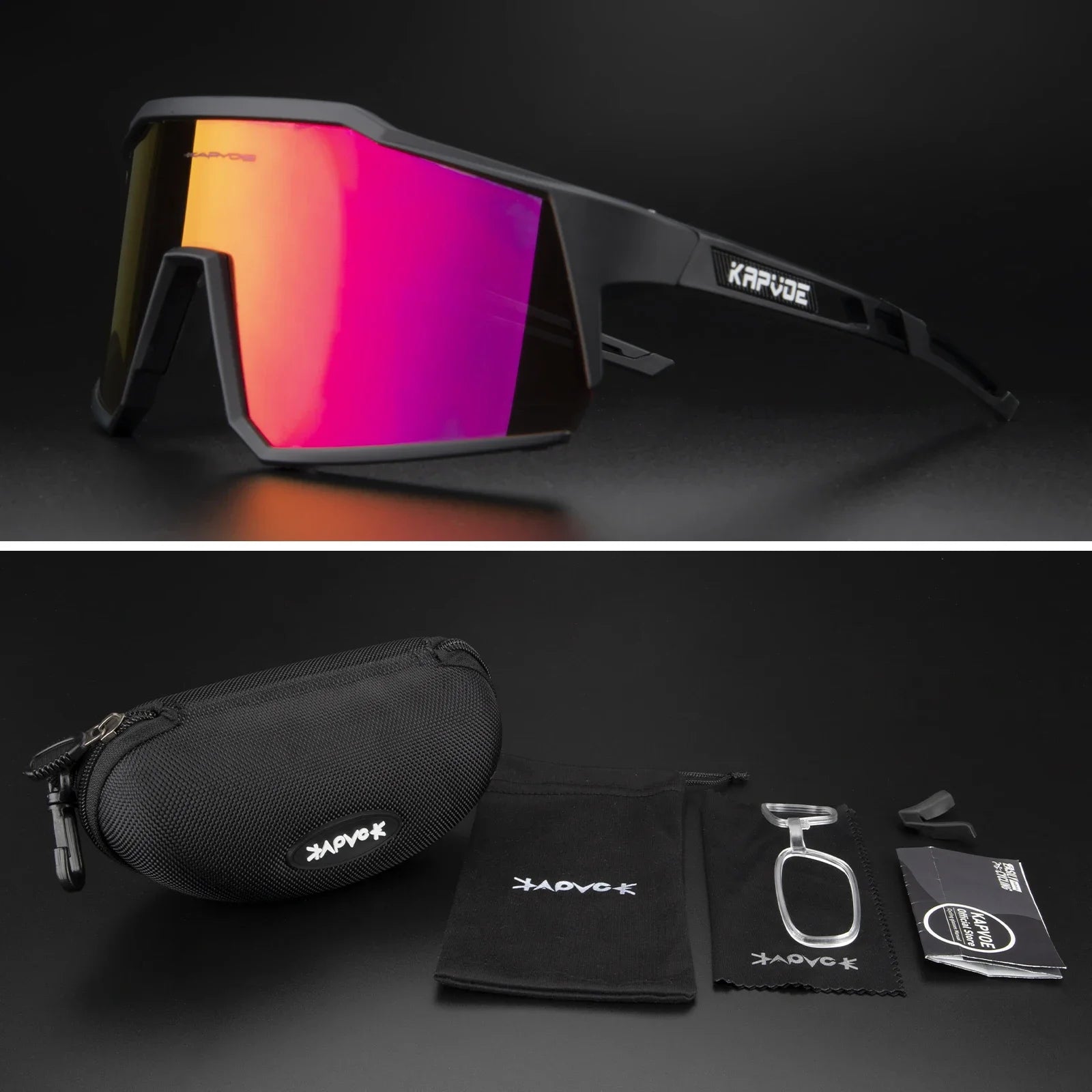 Polarisiert KAPVOE MTB Brille für Outdoor Radsport